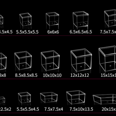 Clear Cube Candy Boxes (5cm, 6cm, 8cm, 10cm, 12cm) – Customizable Logo, FDA & LFGB Compliant, Food Grade Packaging - copy