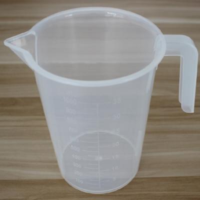 1000ML (1L) FDA/LFGB Certified Plastic Measuring Cup – Heavy-Duty Kitchen & Commercial Measuring Jug with Pour Spout