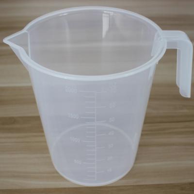 2000ML Heavy-Duty Plastic Measuring Cup - 2L Commercial Measuring Jug for Kitchen & Restaurant Use