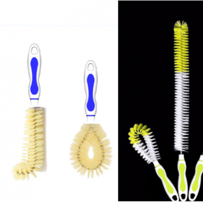Heavy-Duty Plastic Bottle Brush – Long-Lasting & Hygienic Cleaning for Bottles, Jars, and Tubes