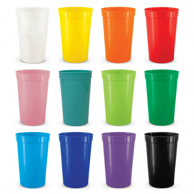 8 Oz. Smooth Stadium Cup – Custom Plastic Promotional Cup
